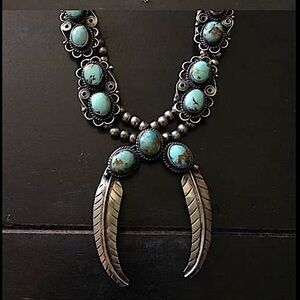 Natalie B. | Two Raven Naja Turquoise/silver Necklace